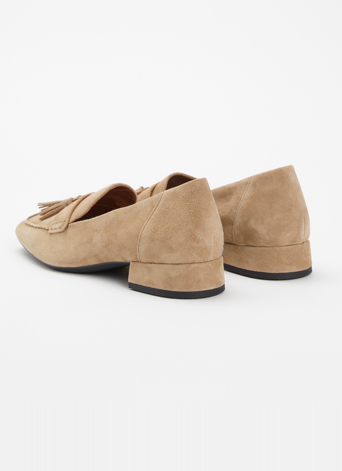 Vagabond Shoemakers Debbi loafer van suède - achterkant 6 beige