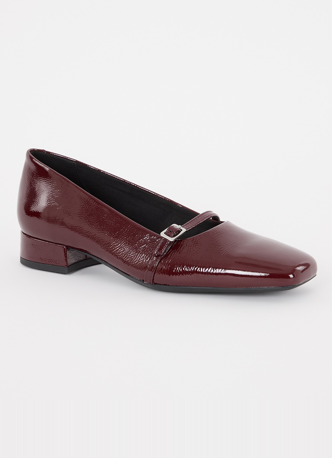 Vagabond Shoemakers Debbi pump van lakleer - voorkant bordeauxrood
