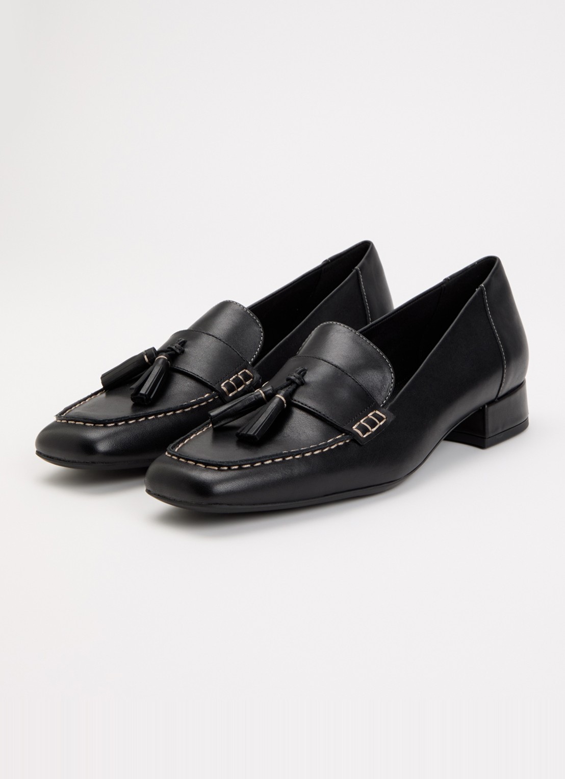 Vagabond Shoemakers Debbie loafer van leer - detail 2 zwart