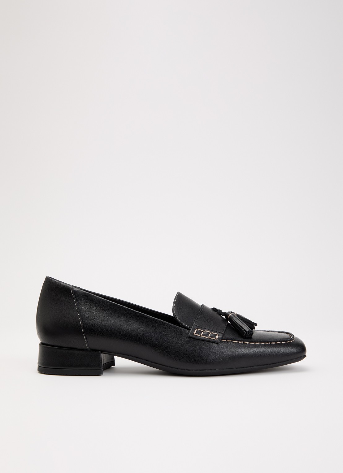 Vagabond Shoemakers Debbie loafer van leer - voorkant 5 zwart