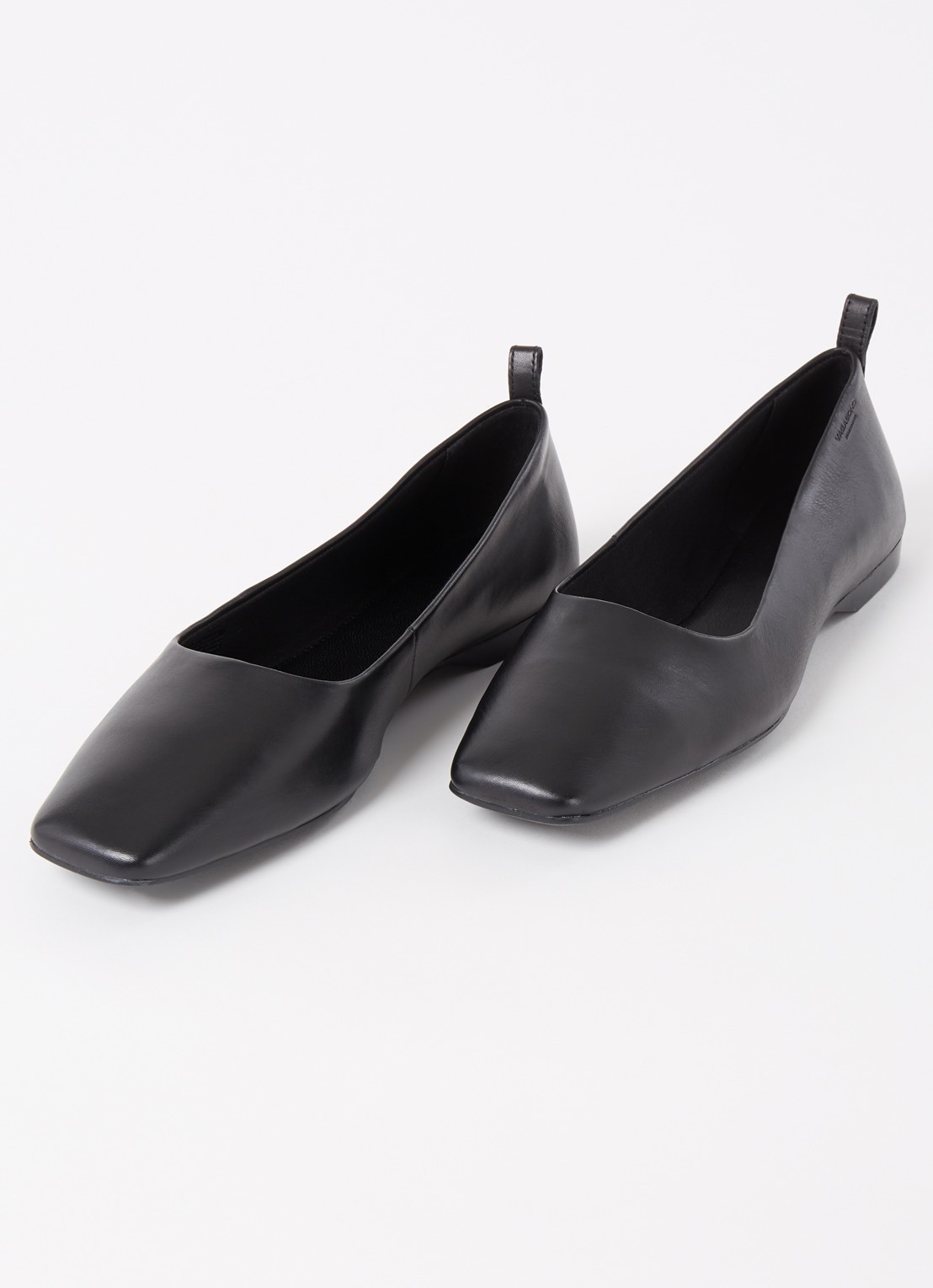 Vagabond Shoemakers Delia ballerina van leer - detail 2 zwart