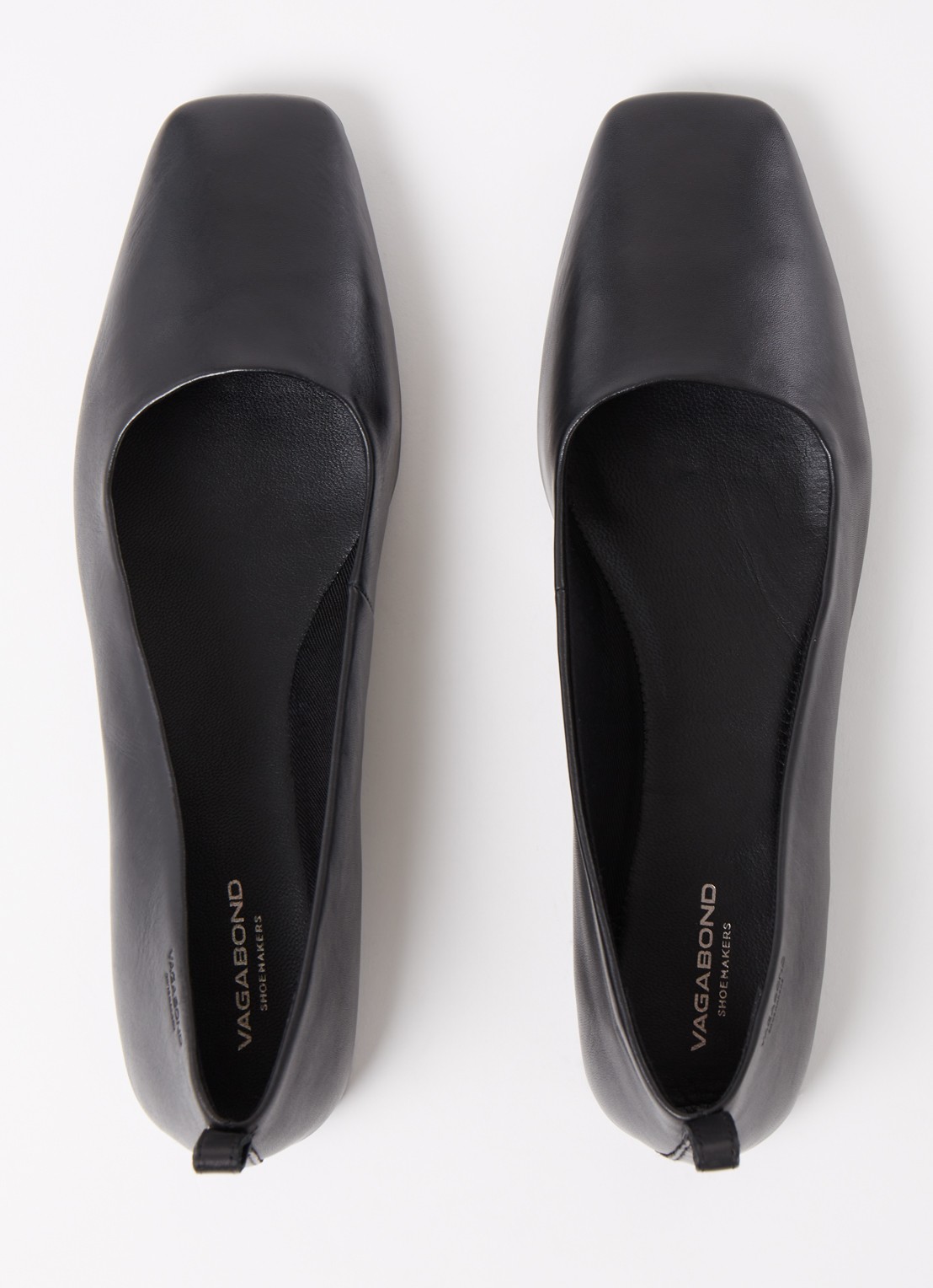 Vagabond Shoemakers Delia ballerina van leer - detail 4 zwart