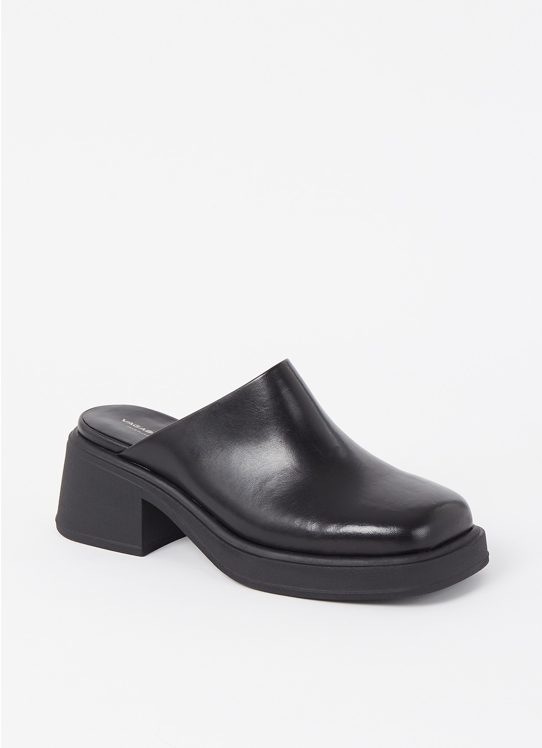 Vagabond Shoemakers Dorah muiltje van leer  - voorkant 5 zwart