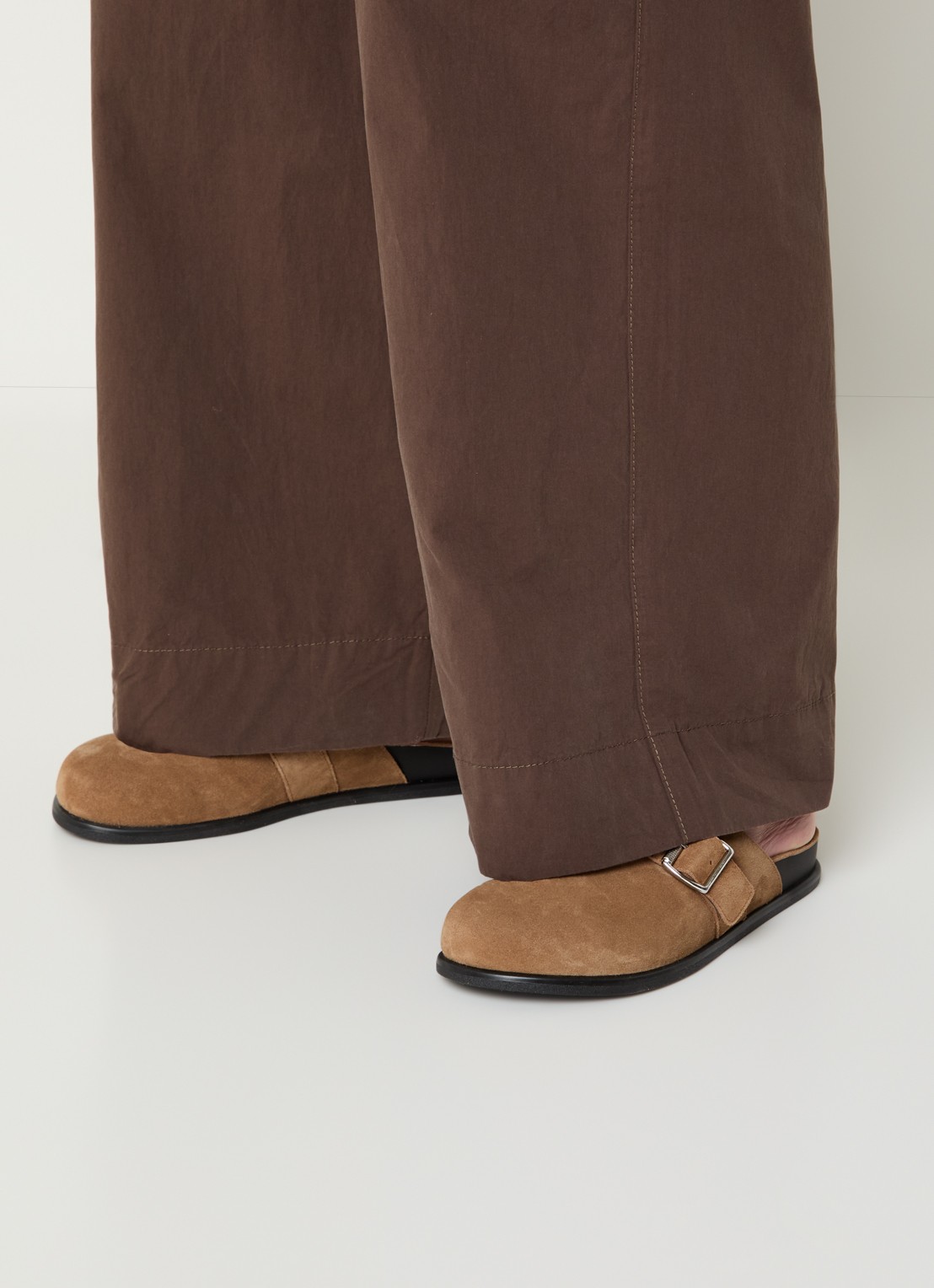 Vagabond Shoemakers Effie muiltje van suède - voorkant 5 camel