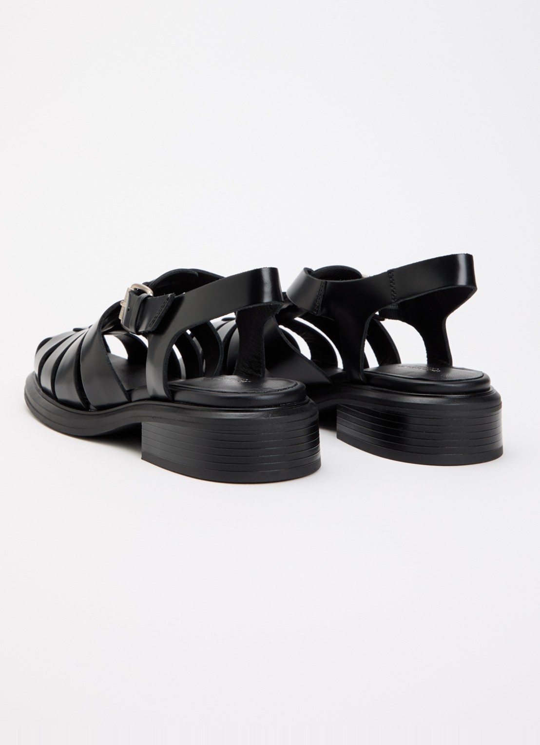Vagabond Shoemakers Ellis sandalette van leer  - achterkant 2 zwart