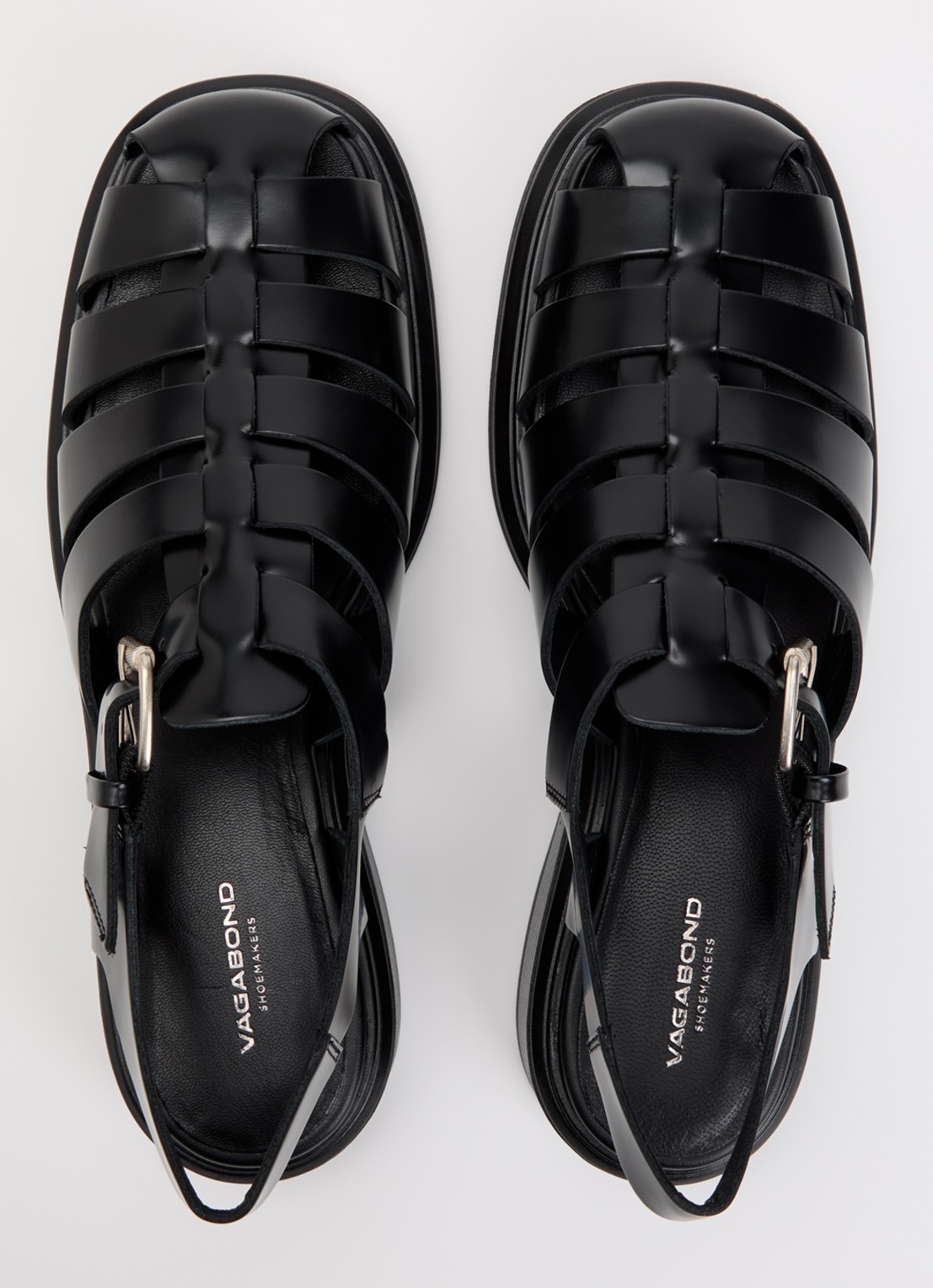 Vagabond Shoemakers Ellis sandalette van leer  - detail 4 zwart