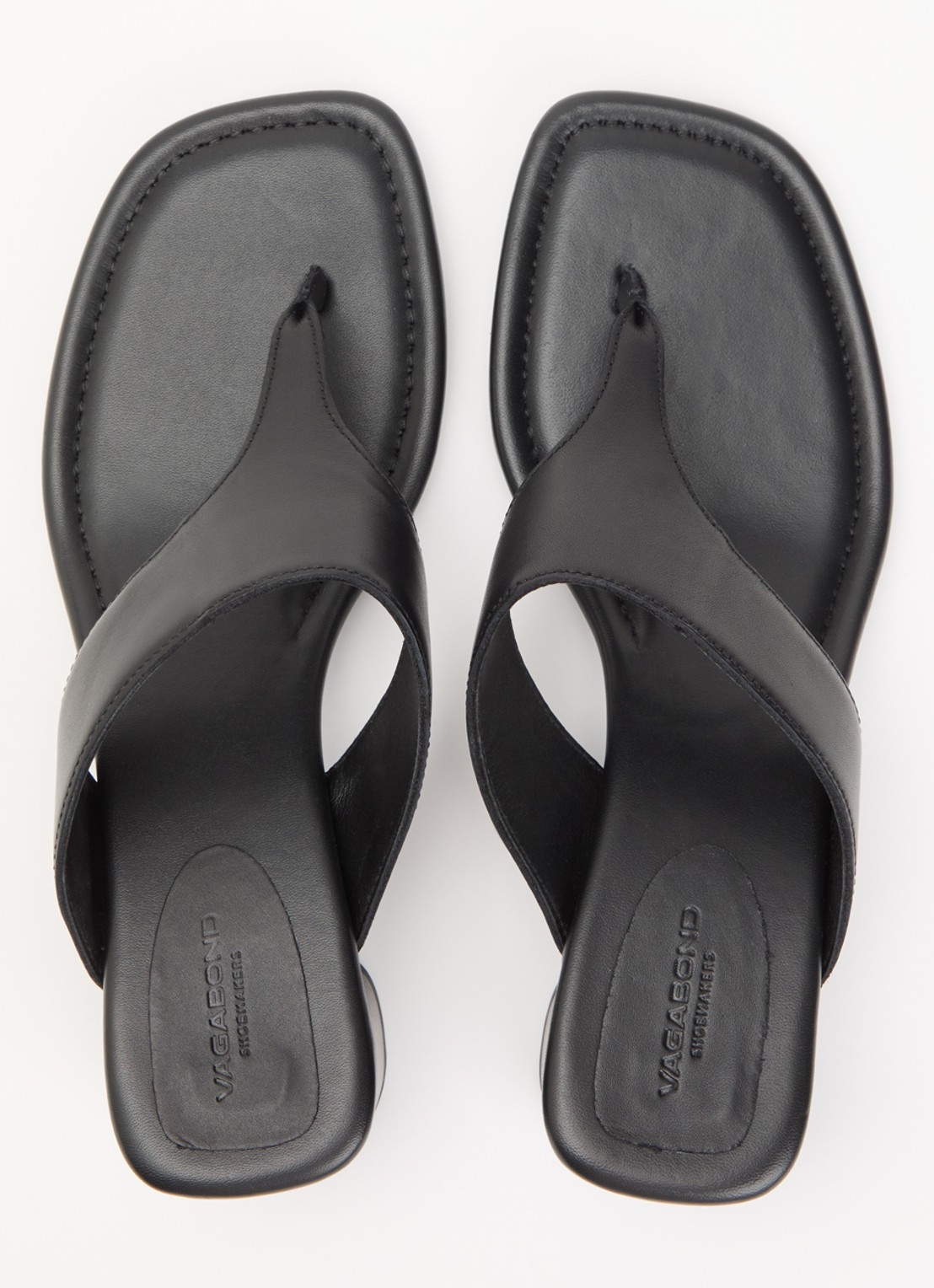Vagabond Shoemakers Evie sandalette van leer - detail 4 zwart
