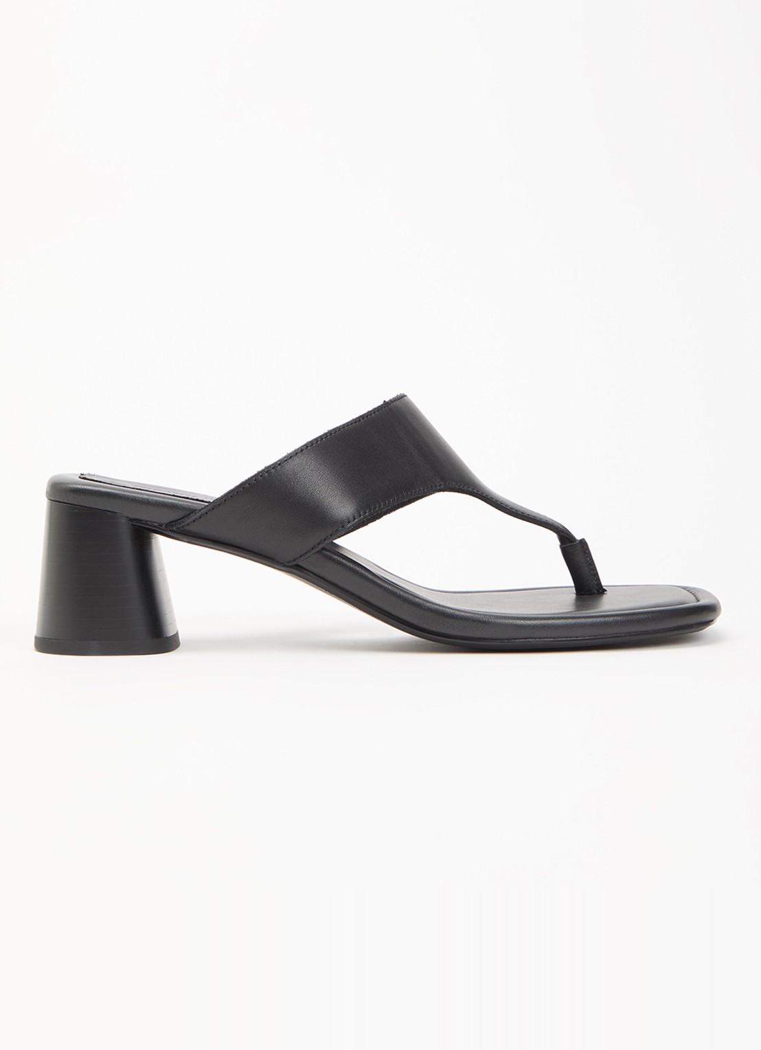 Vagabond Shoemakers Evie sandalette van leer - voorkant 2 zwart