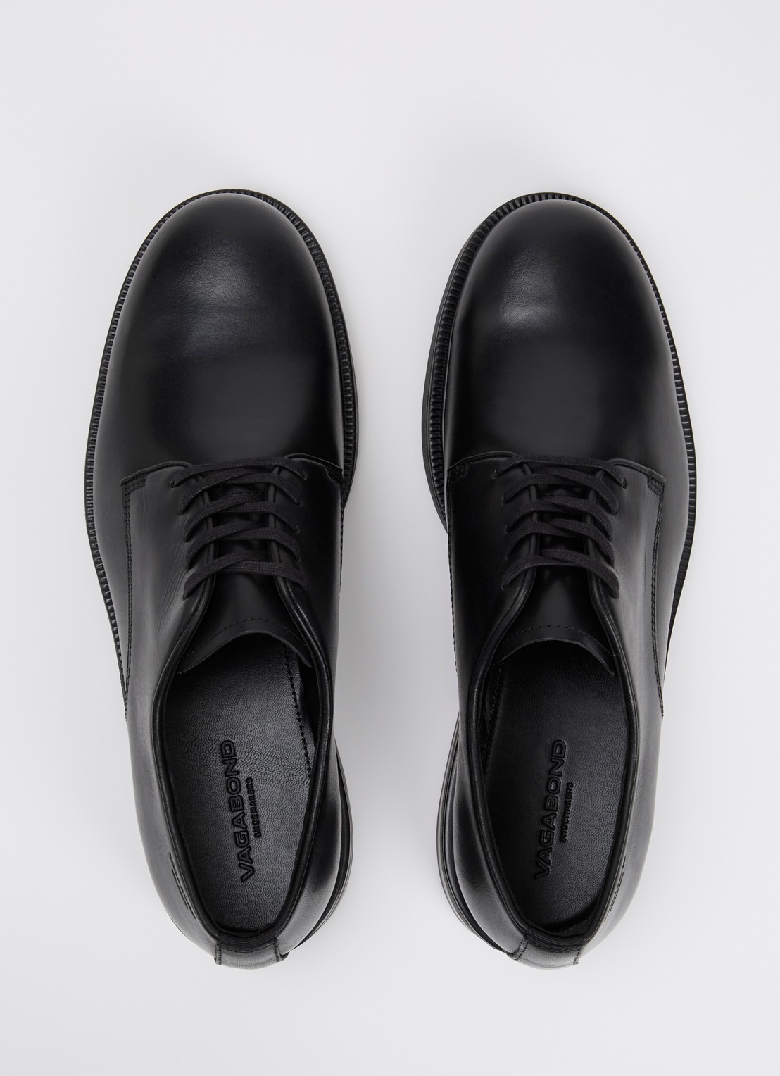 Vagabond Shoemakers Floyd veterschoen van leer - detail 2 zwart