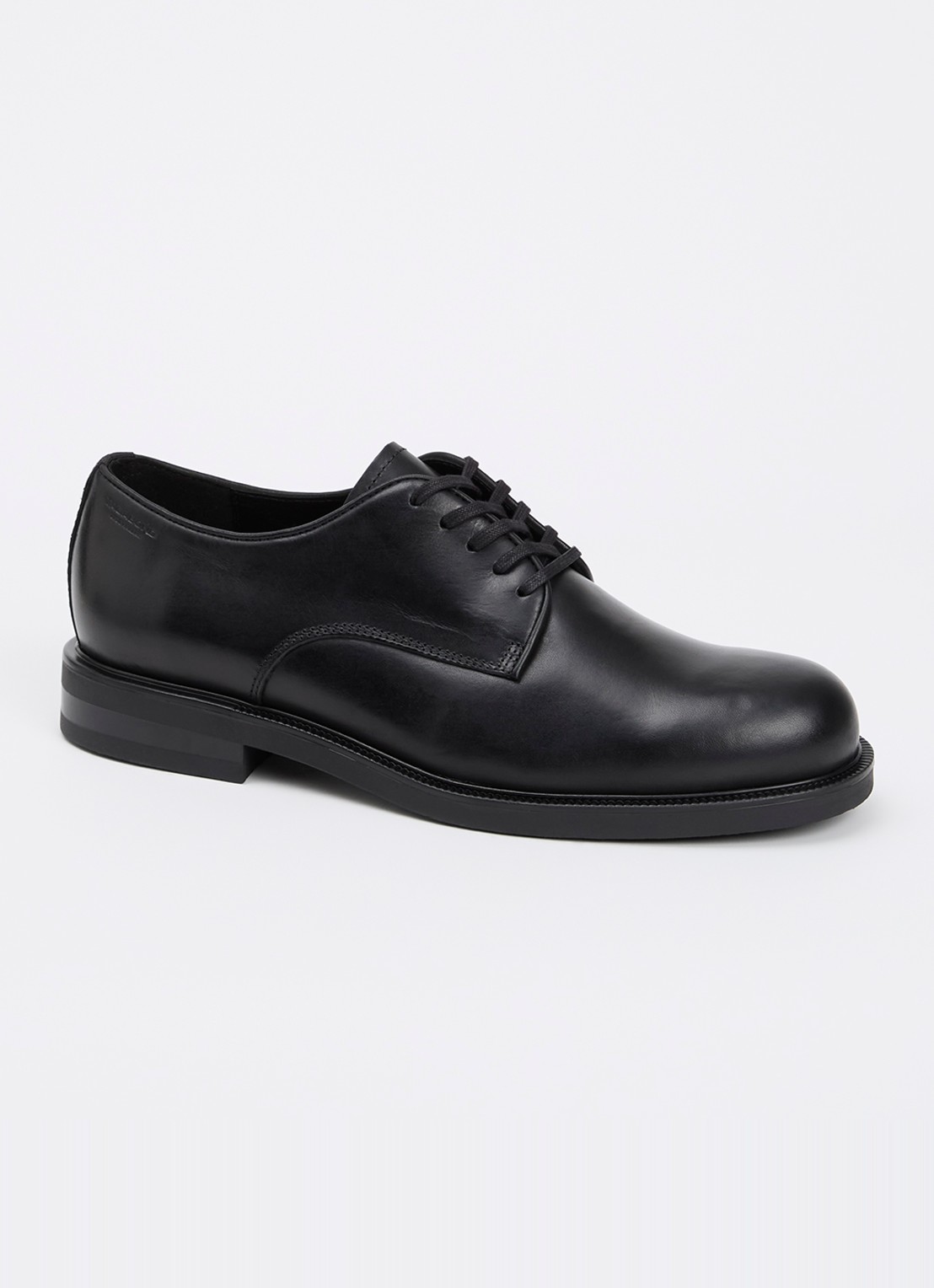 Vagabond Shoemakers Floyd veterschoen van leer - voorkant 4 zwart