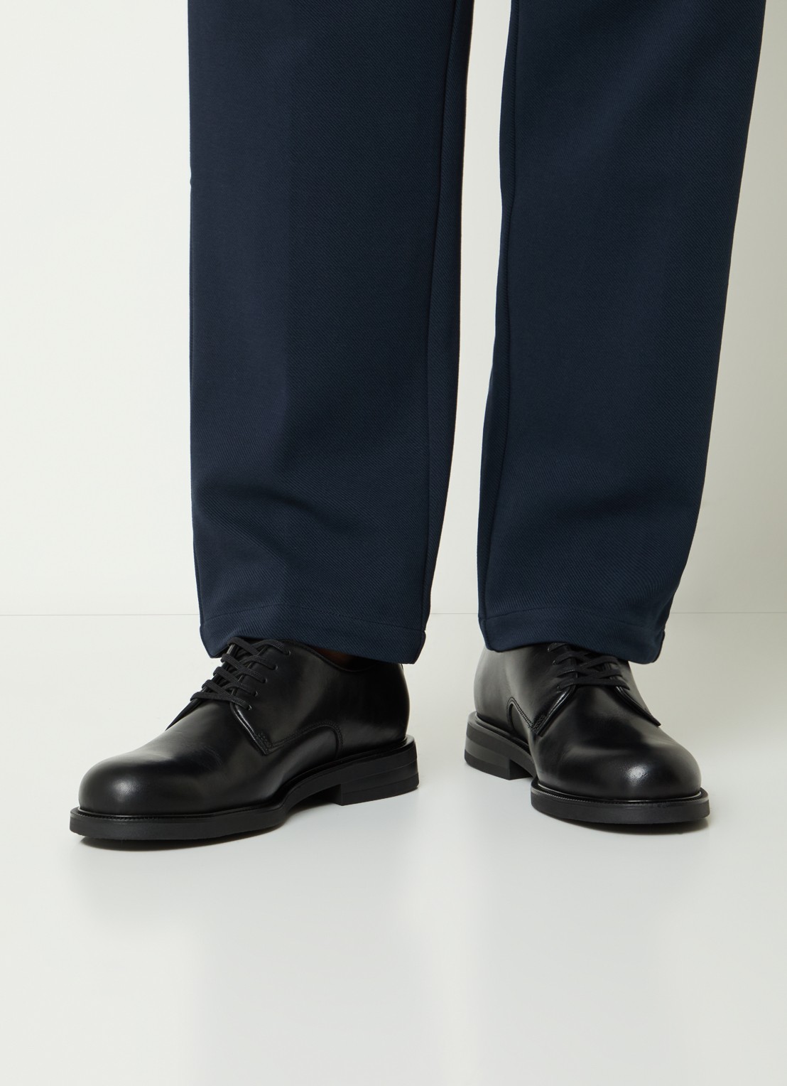Vagabond Shoemakers Floyd veterschoen van leer - voorkant 5 zwart
