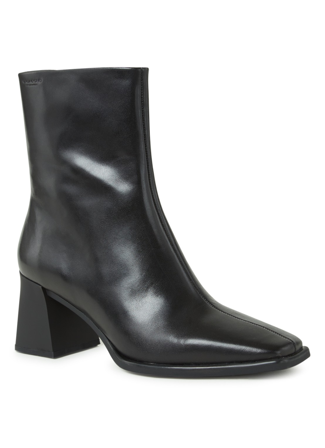 Vagabond Shoemakers Hedda enkellaarsje van leer - voorkant 4 zwart
