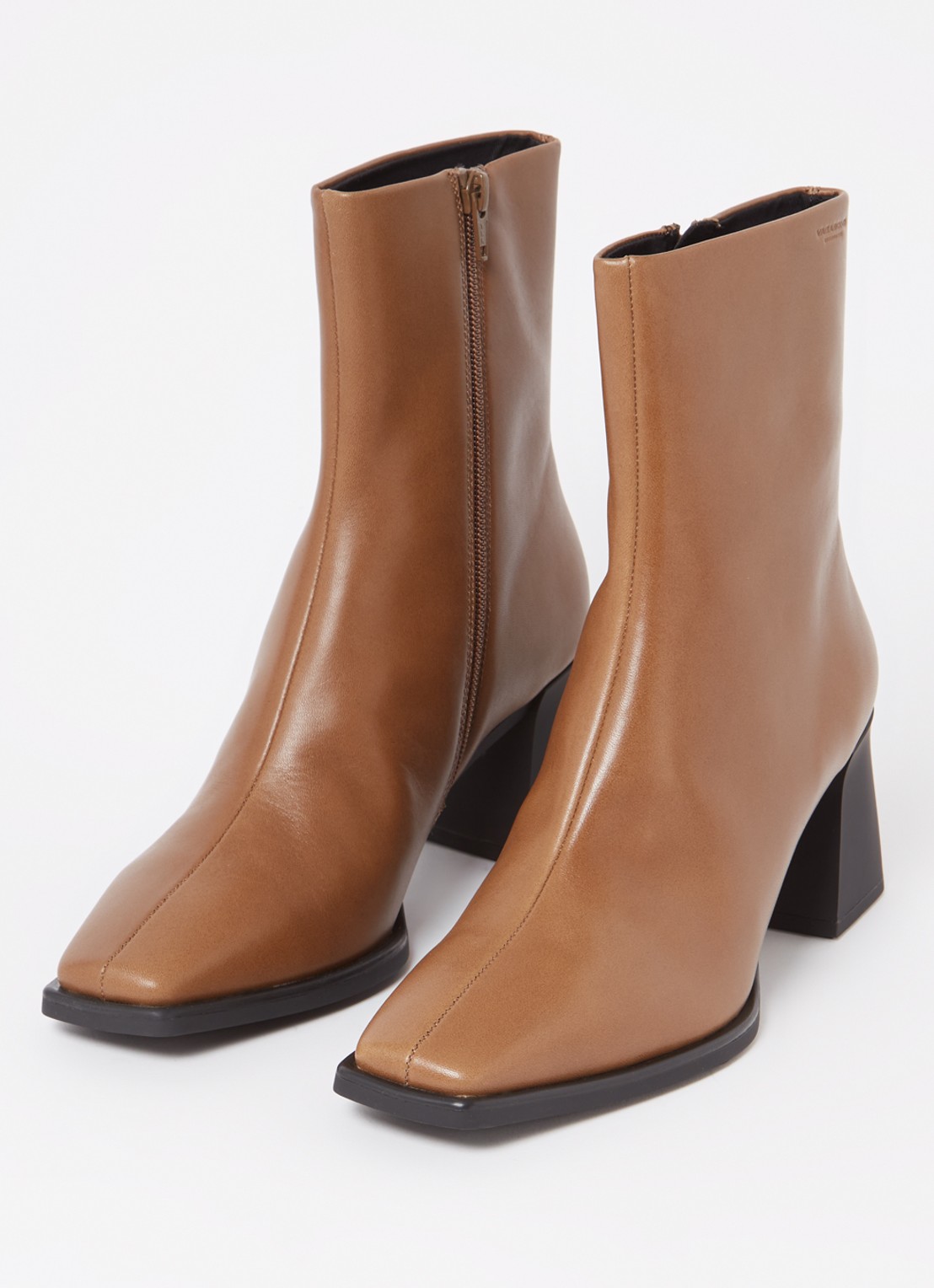 Vagabond Shoemakers Hedda enkellaarsje van leer - detail 4 camel