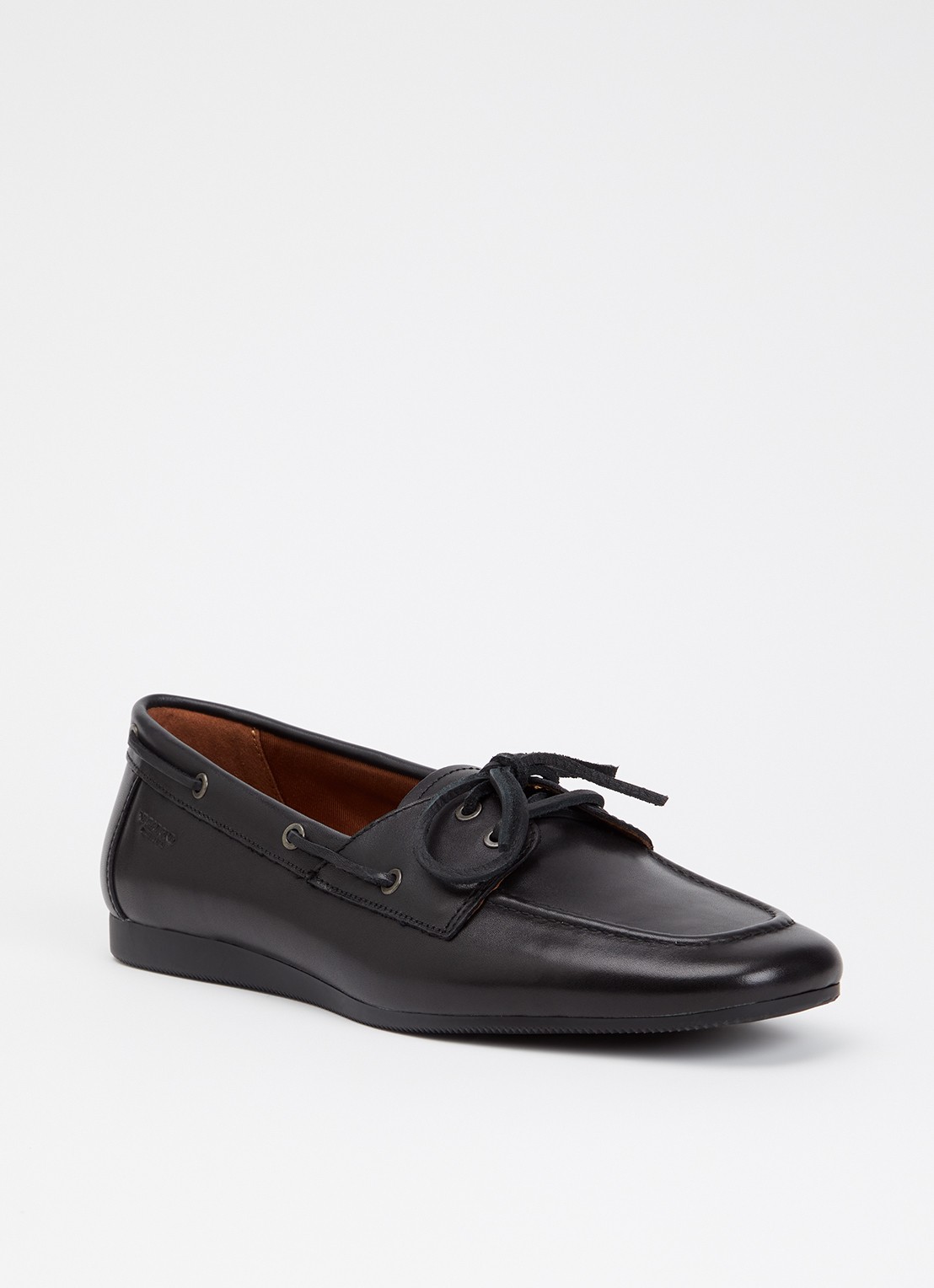 Vagabond Shoemakers Hillary bootschoen van leer  - voorkant 2 zwart