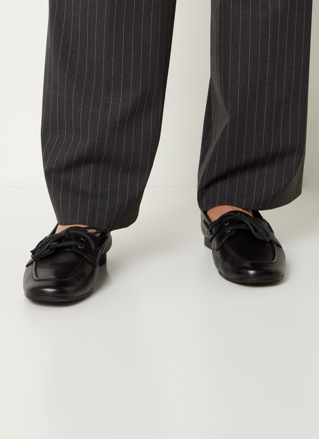Vagabond Shoemakers Hillary bootschoen van leer  - voorkant 3 zwart