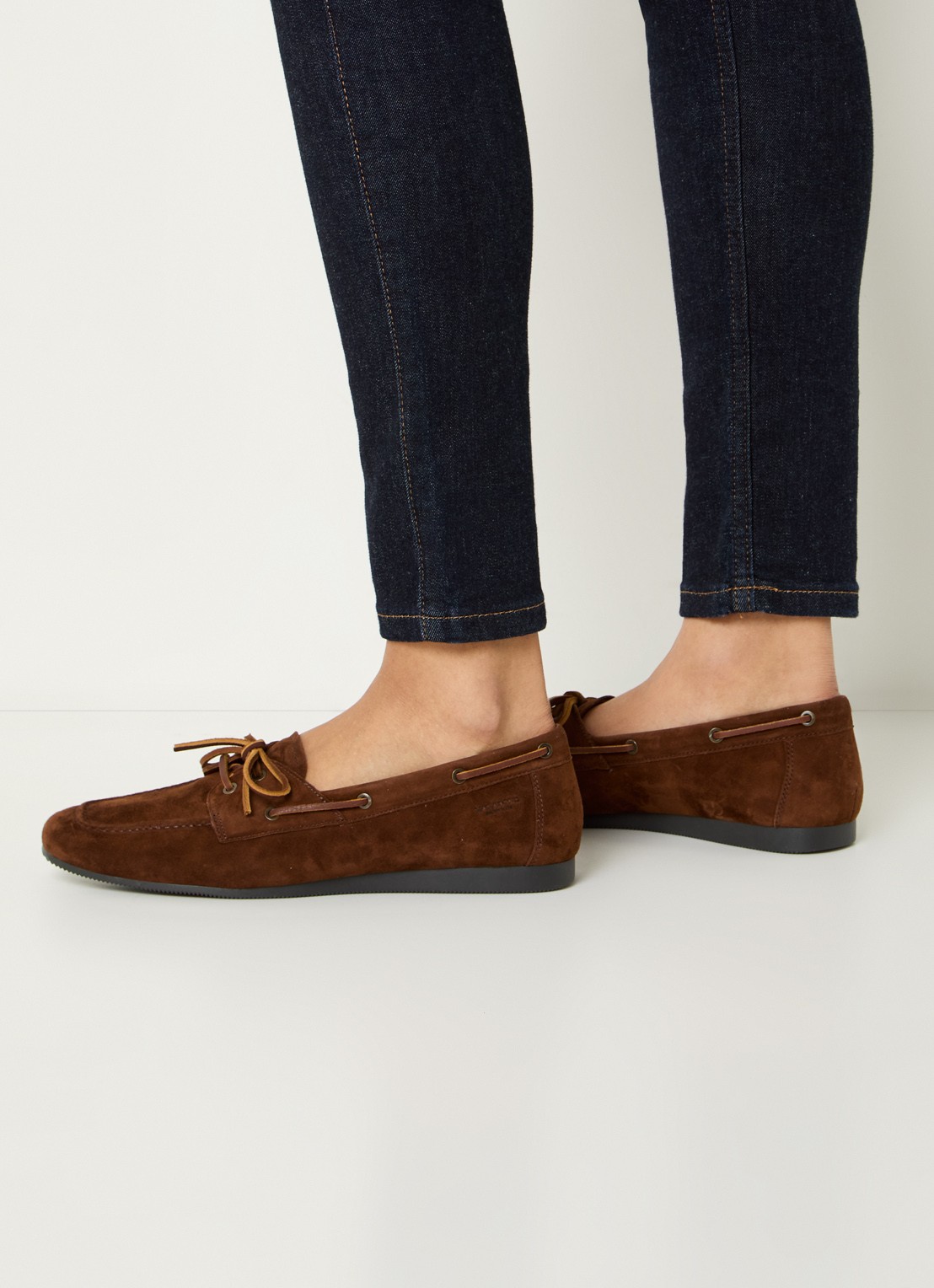 Vagabond Shoemakers Hillary bootschoen van leer  - voorkant 2 kastanjebruin