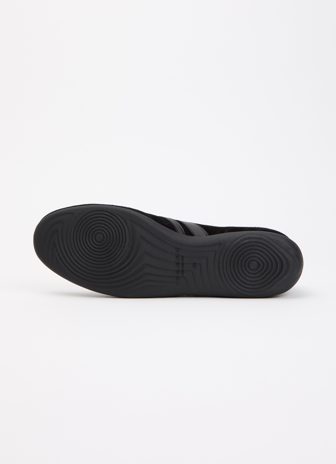 Vagabond Shoemakers Hollie ballerina van suéde met leren details - detail 5 zwart