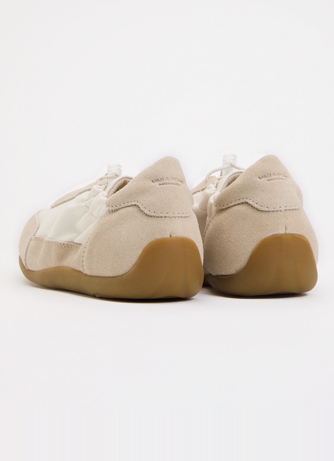 Vagabond Shoemakers Hollie sneaker met suède details - achterkant 5 gebroken wit