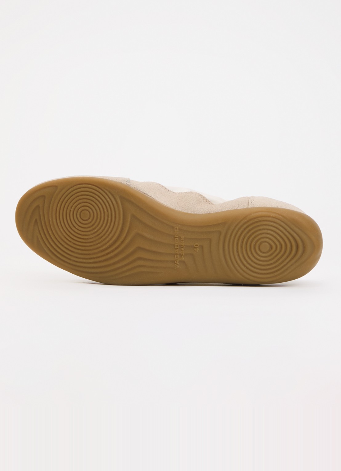 Vagabond Shoemakers Hollie sneaker met suède details - detail 4 gebroken wit