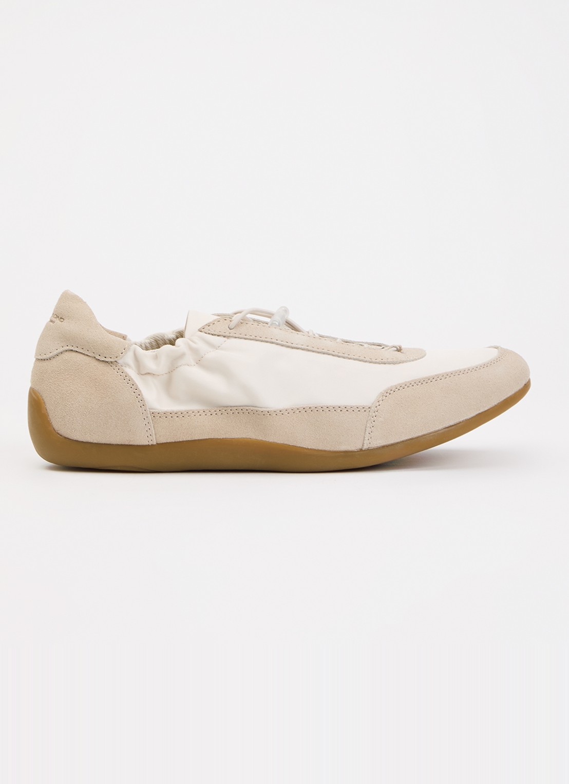 Vagabond Shoemakers Hollie sneaker met suède details - voorkant gebroken wit