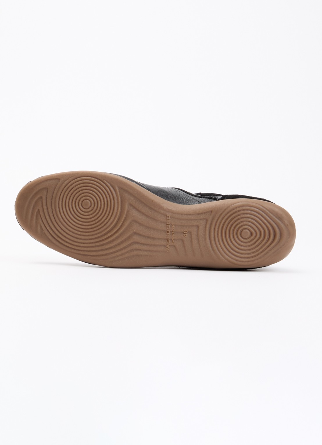 Vagabond Shoemakers Hollie sneaker van leer met suède details - detail 4 zwart