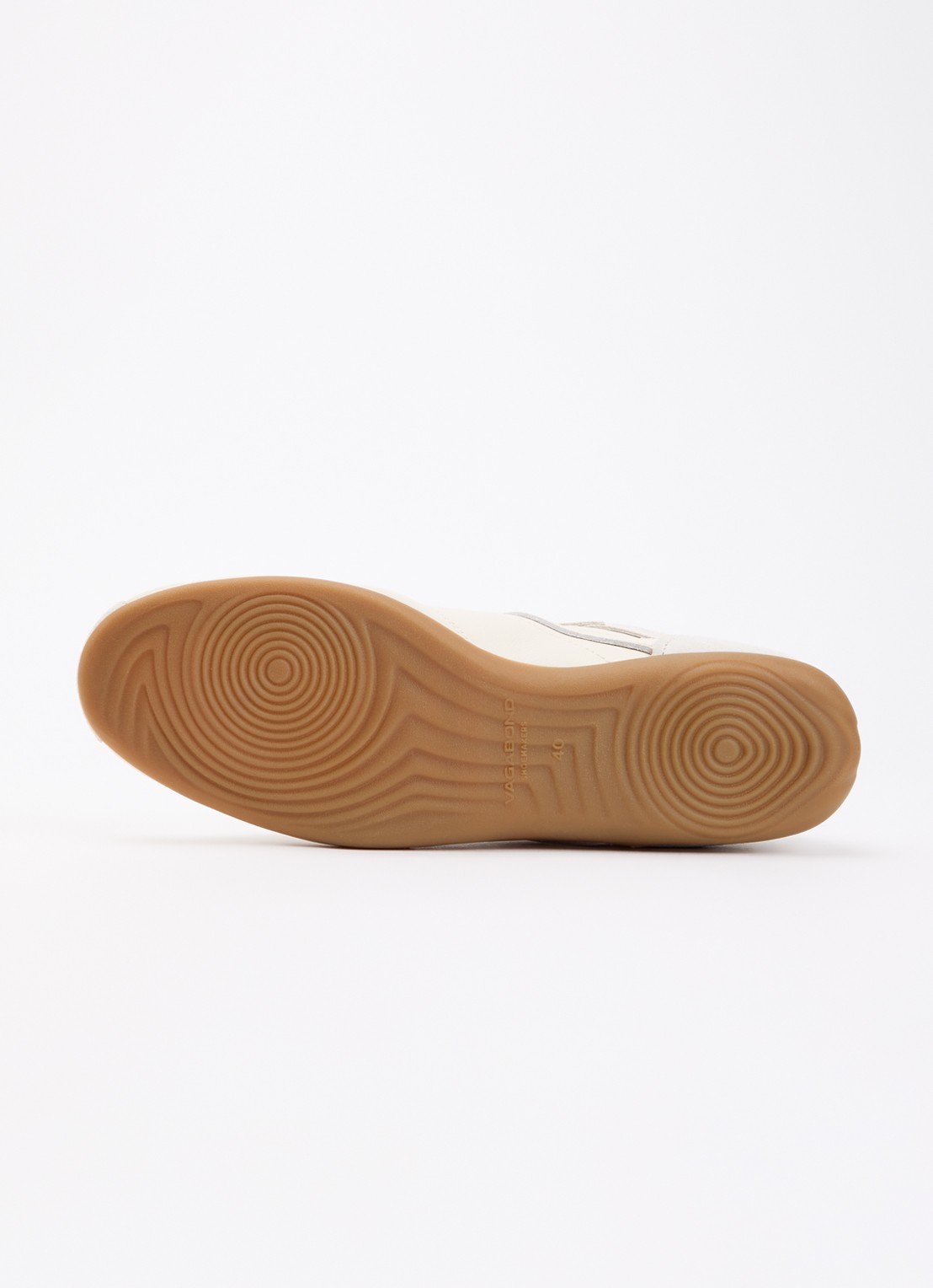 Vagabond Shoemakers Hollie sneaker van leer met suède details - detail 4 gebroken wit