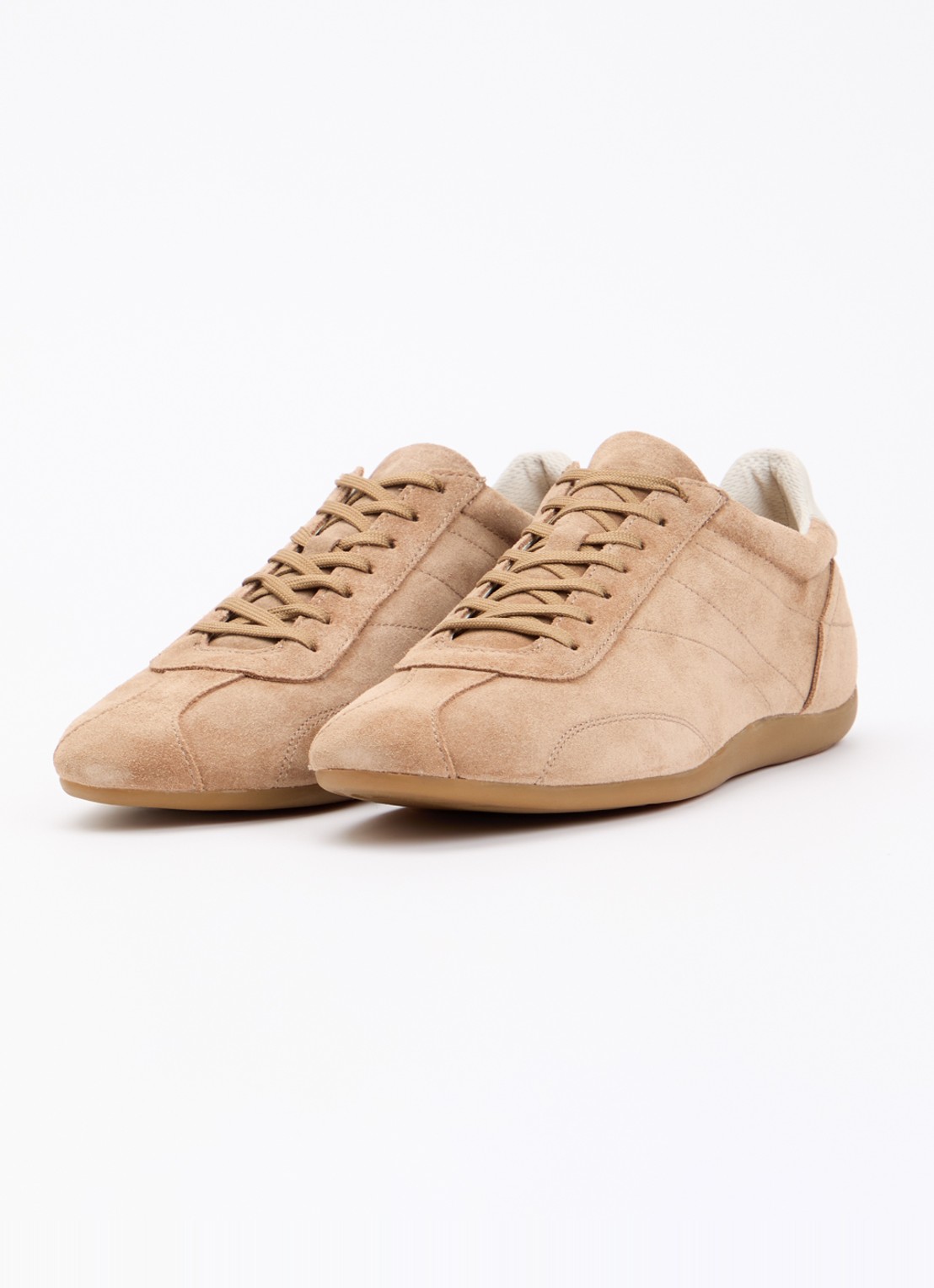 Vagabond Shoemakers Hollie sneaker van suède - detail beige