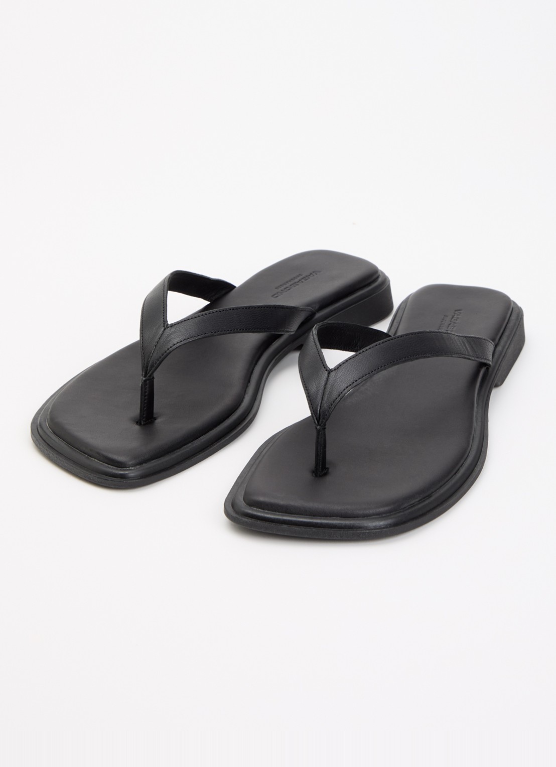 Vagabond Shoemakers Izzy slipper van leer - detail 2 zwart
