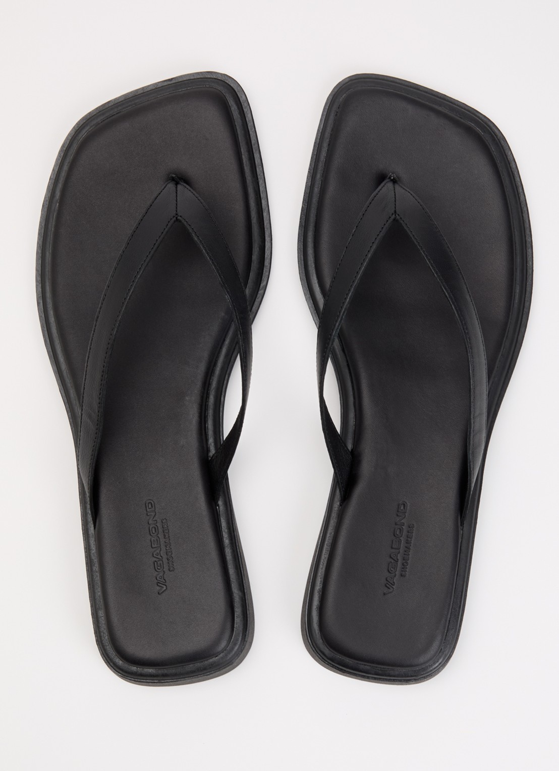 Vagabond Shoemakers Izzy slipper van leer - detail 3 zwart
