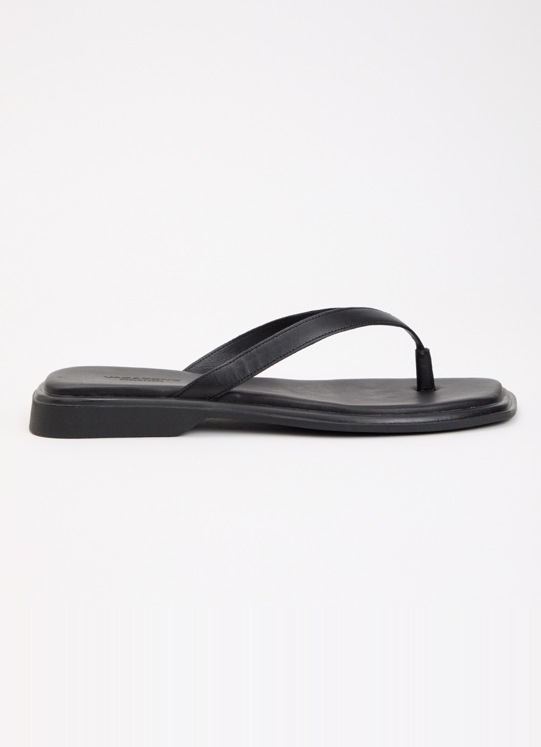 Vagabond Shoemakers Izzy slipper van leer - voorkant zwart