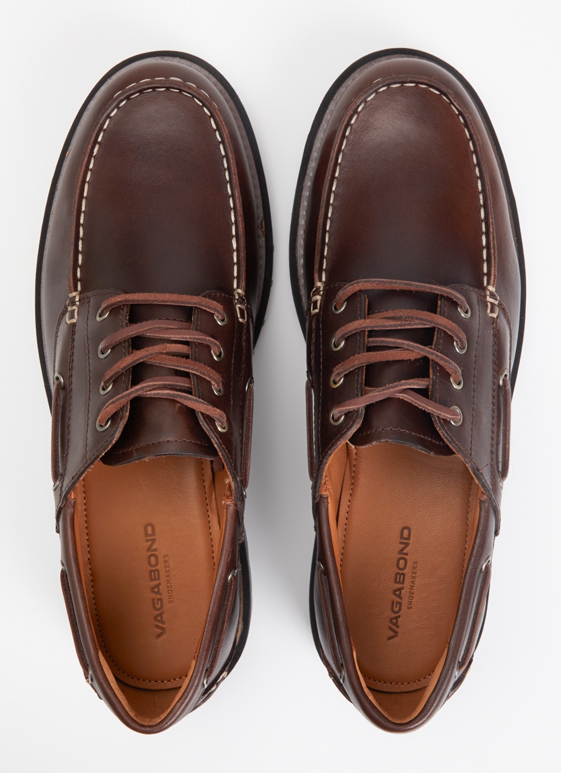 Vagabond Shoemakers Jay bootschoen van leer - detail 2 bruin