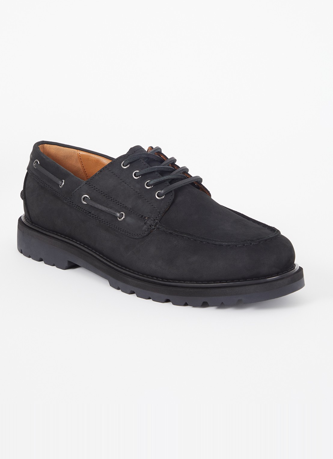 Vagabond Shoemakers Jay bootschoen van nubuck - voorkant zwart