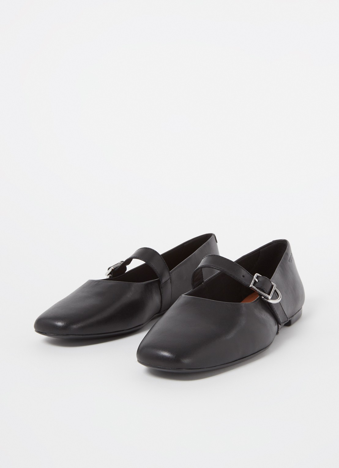 Vagabond Shoemakers Jolin ballerina van leer - detail 2 zwart