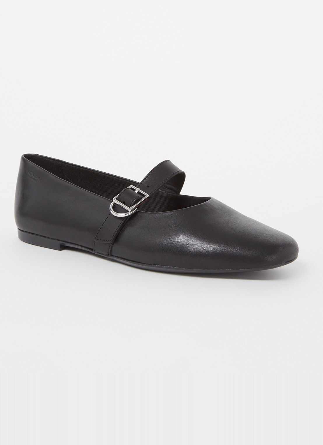 Vagabond Shoemakers Jolin ballerina van leer - voorkant 5 zwart