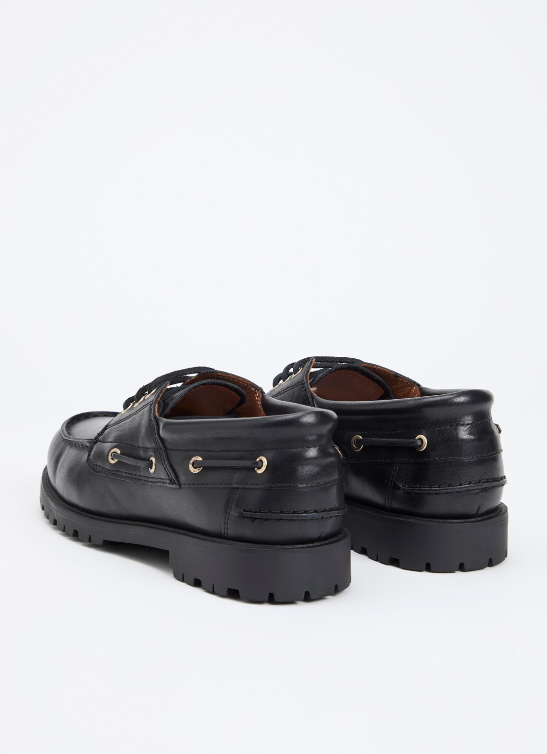 Vagabond Shoemakers Joslyn bootschoen van leer - achterkant 6 zwart