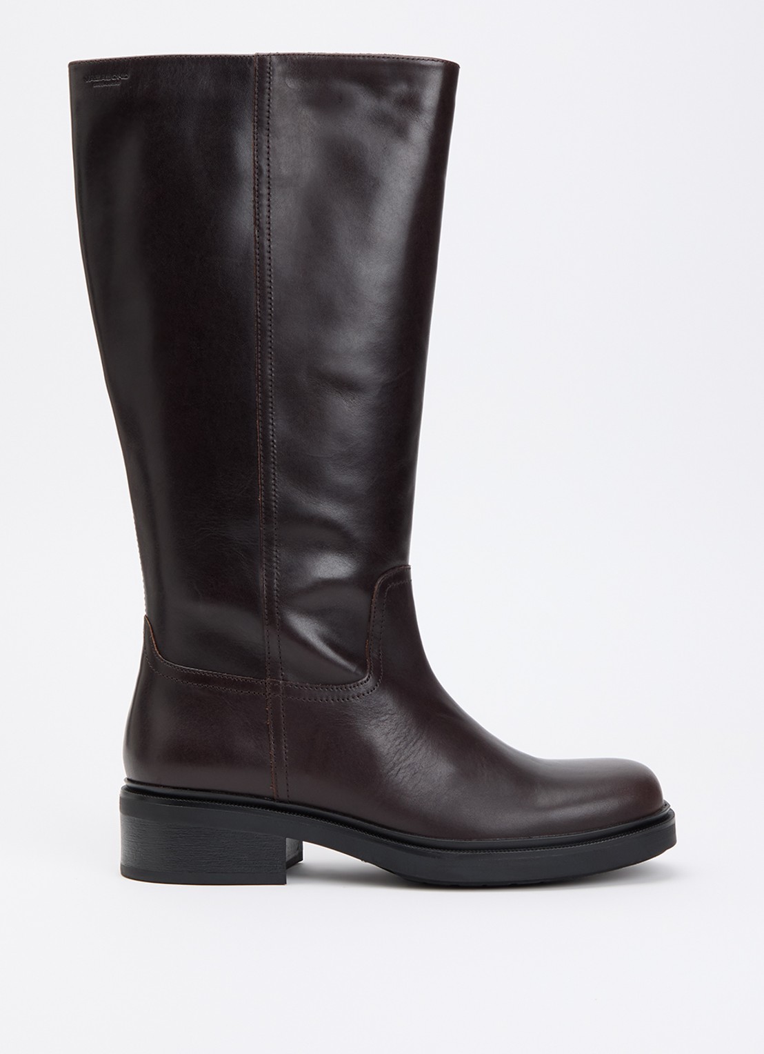 Vagabond Shoemakers Karlie laars van leer - voorkant 2 donkerbruin