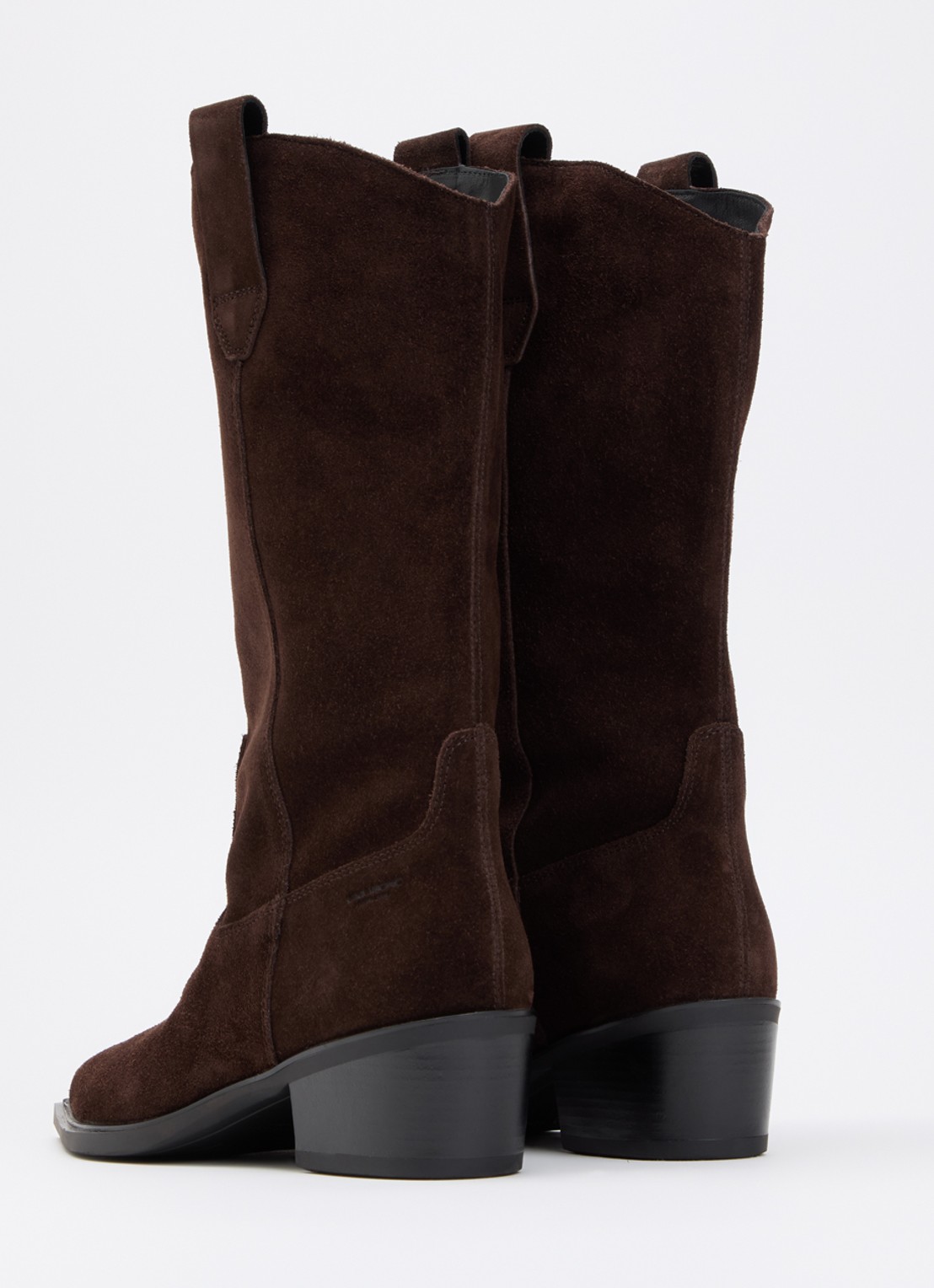 Vagabond Shoemakers Kelsey cowboylaars van suède - achterkant 4 donkerbruin