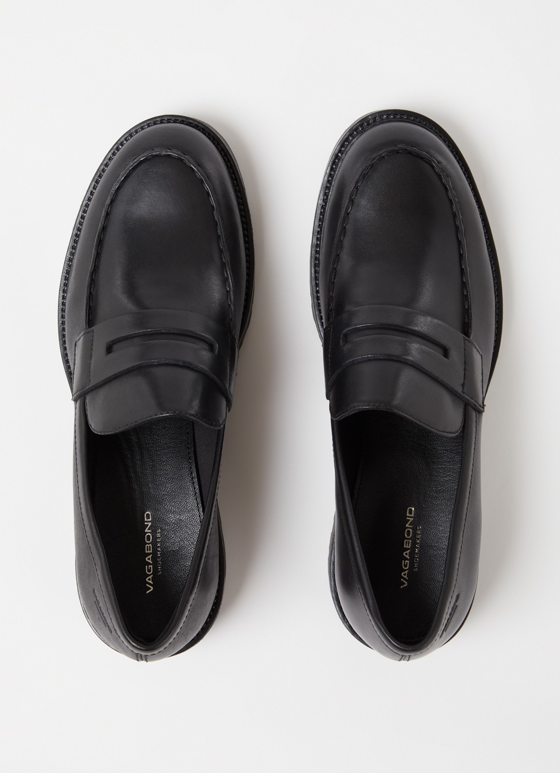 Vagabond Shoemakers Kenova loafer van leer - detail 5 zwart