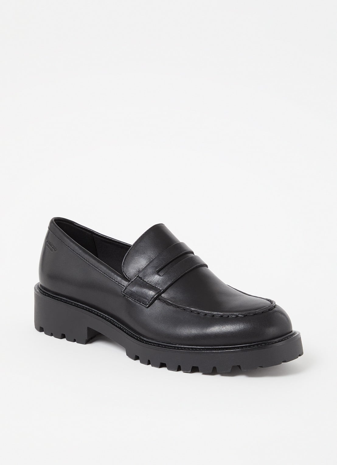 Vagabond Shoemakers Kenova loafer van leer - voorkant 2 zwart