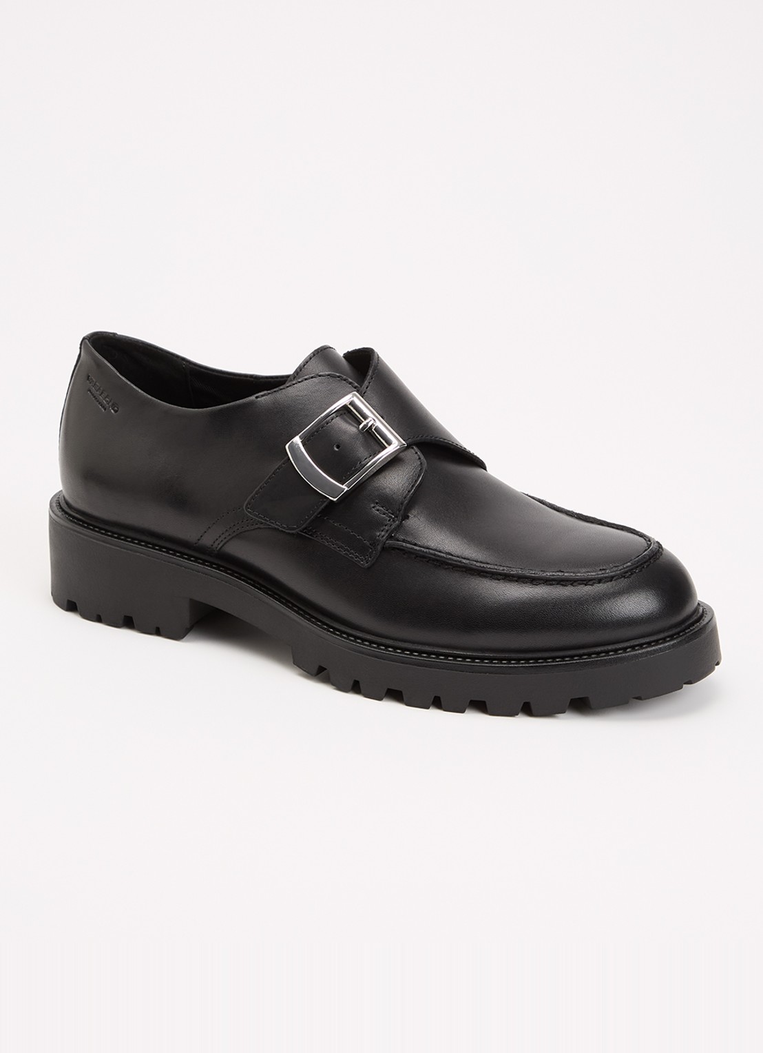 Vagabond Shoemakers Kenova loafer van leer - voorkant zwart