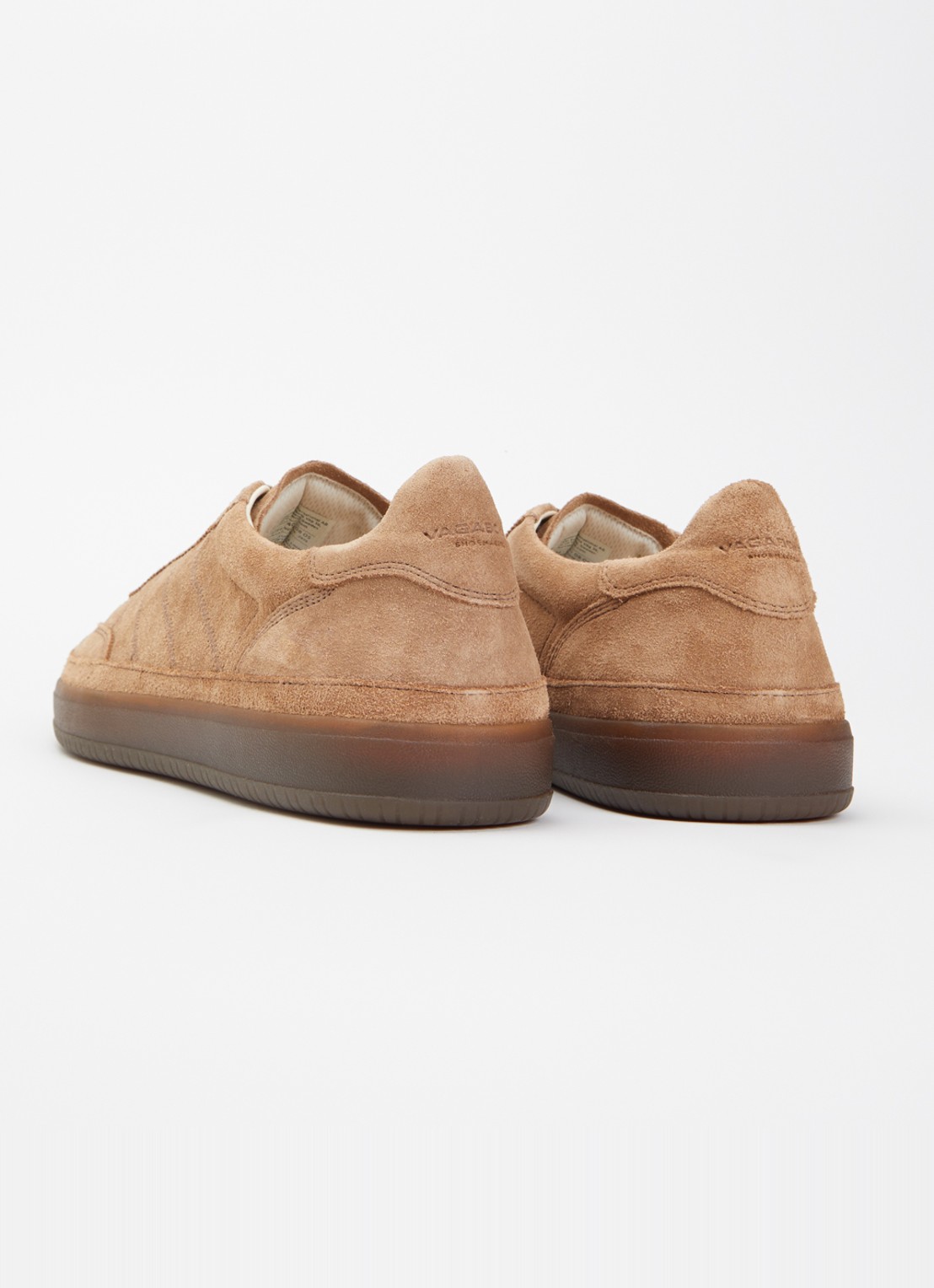 Vagabond Shoemakers Leo Court sneaker van suéde  - achterkant 5 bruin