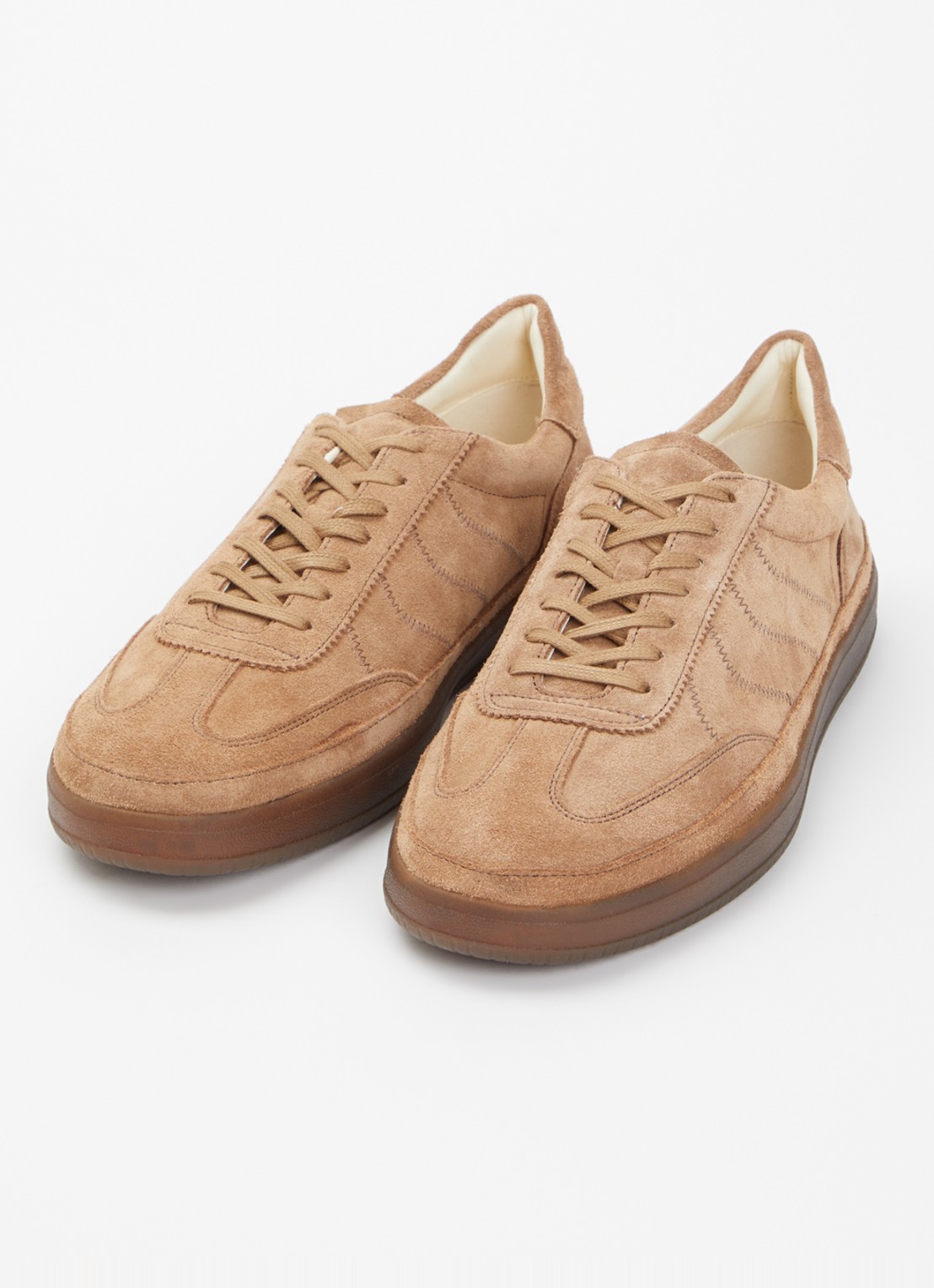 Vagabond Shoemakers Leo Court sneaker van suéde  - detail 2 bruin
