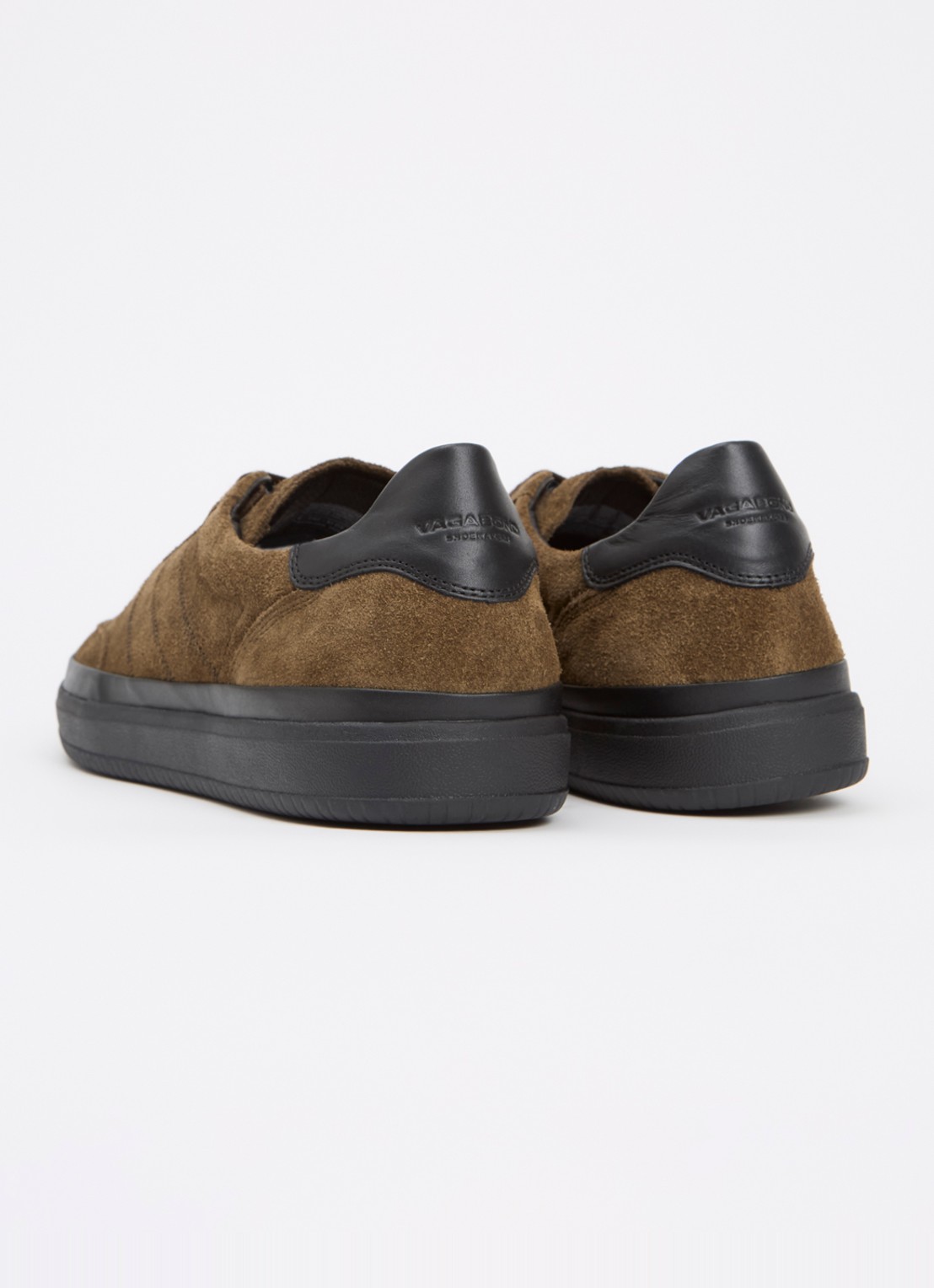 Vagabond Shoemakers Leo sneaker van suède  - achterkant 6 khaki