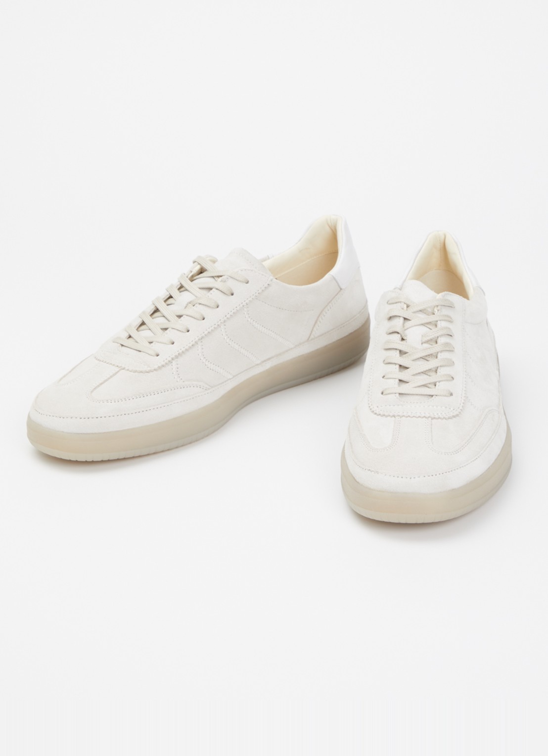 Vagabond Shoemakers Leo sneaker van suède - detail beige