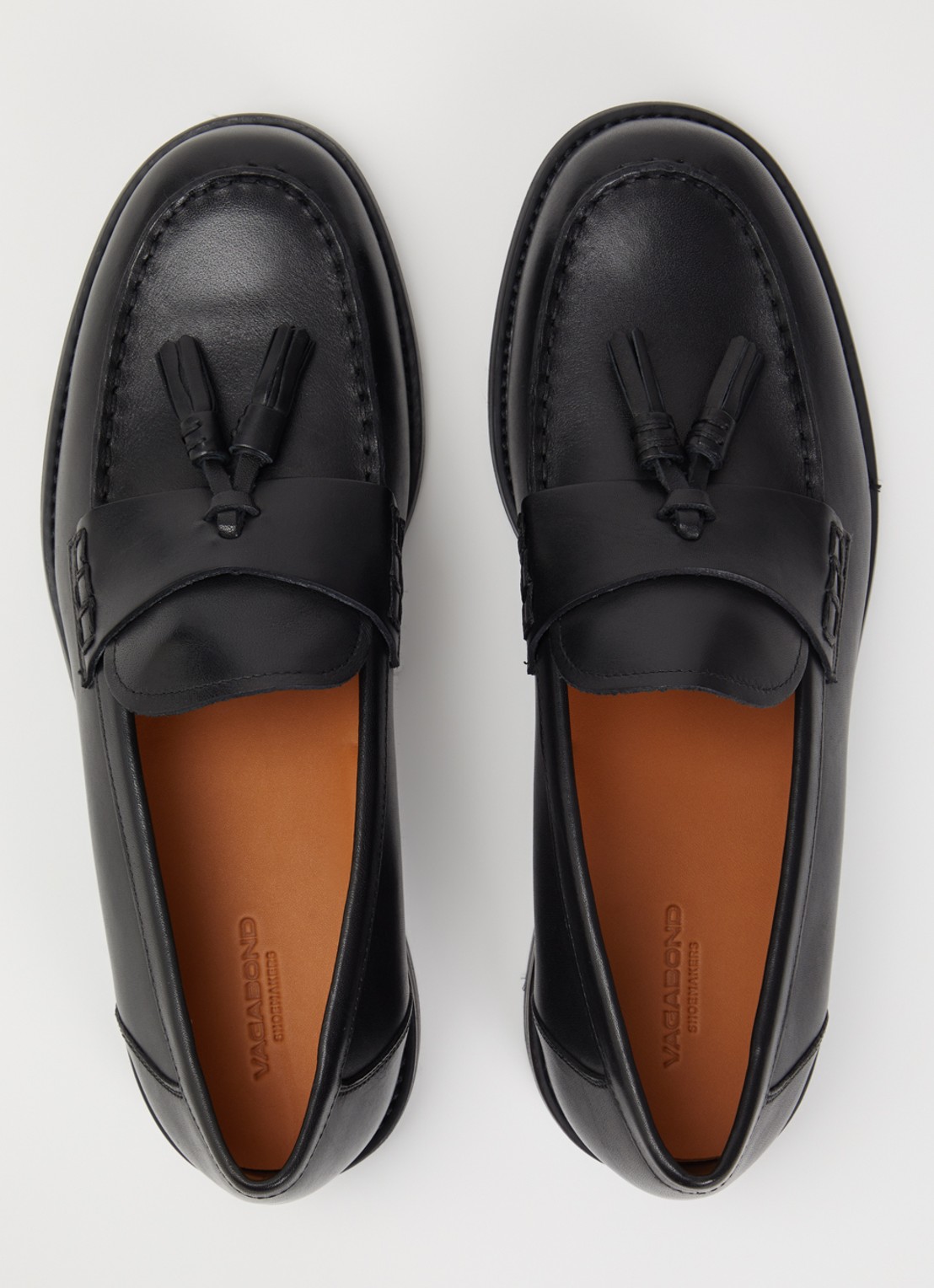 Vagabond Shoemakers Linn loafer van leer  - detail 2 zwart