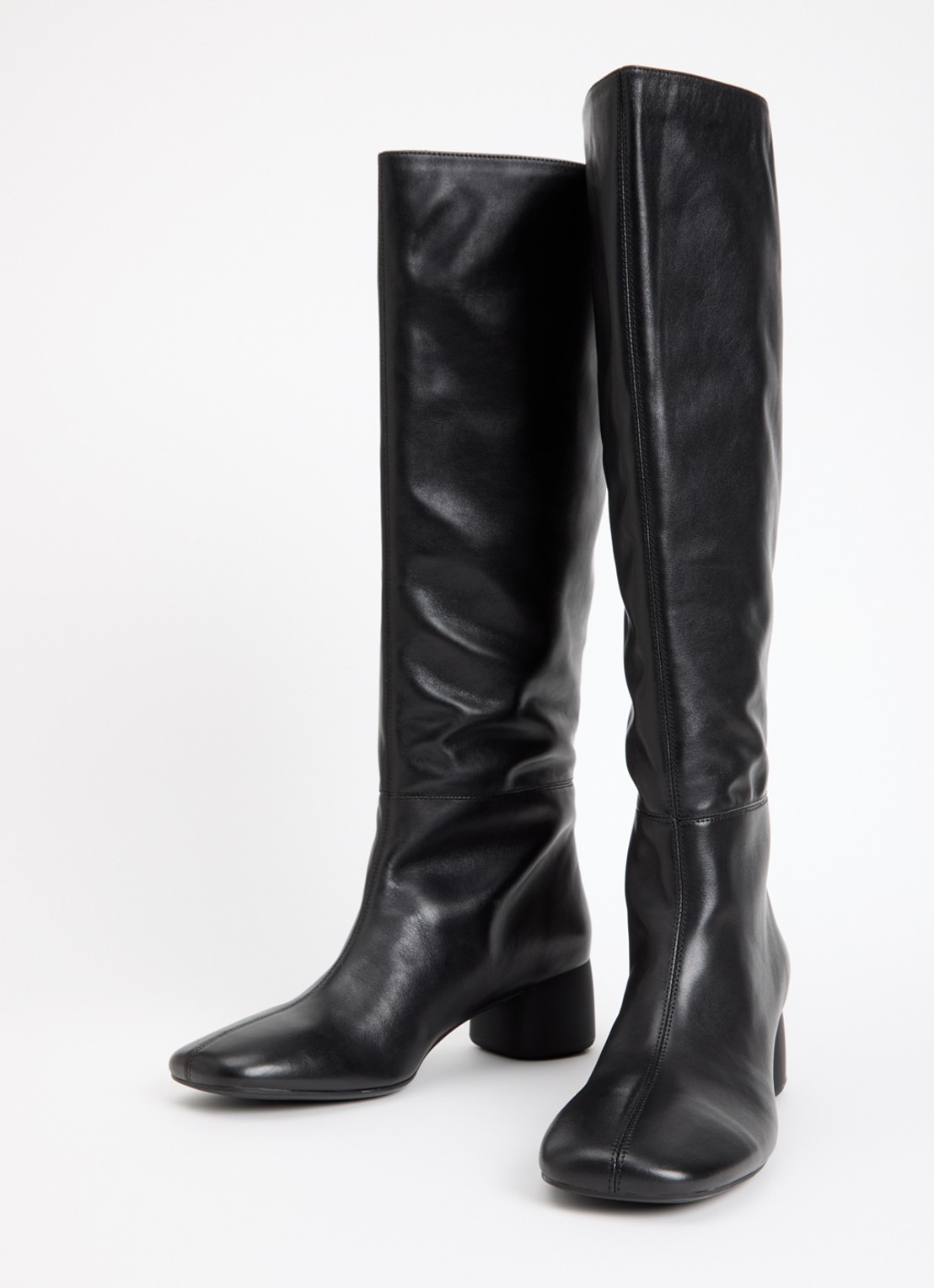 Vagabond Shoemakers Livia overknee laars van leer - detail zwart