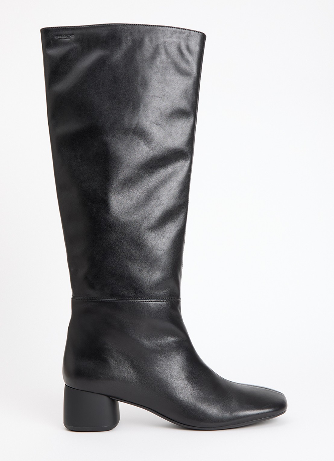 Vagabond Shoemakers Livia overknee laars van leer - voorkant 3 zwart