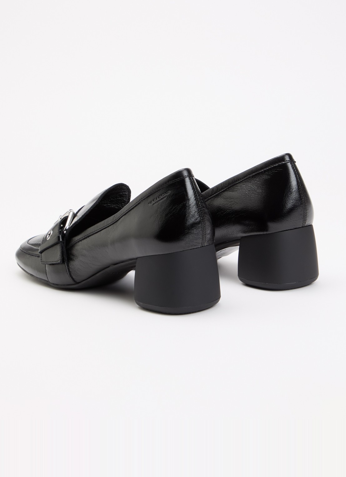Vagabond Shoemakers Livia pump van leer met gespdetail - achterkant 6 zwart