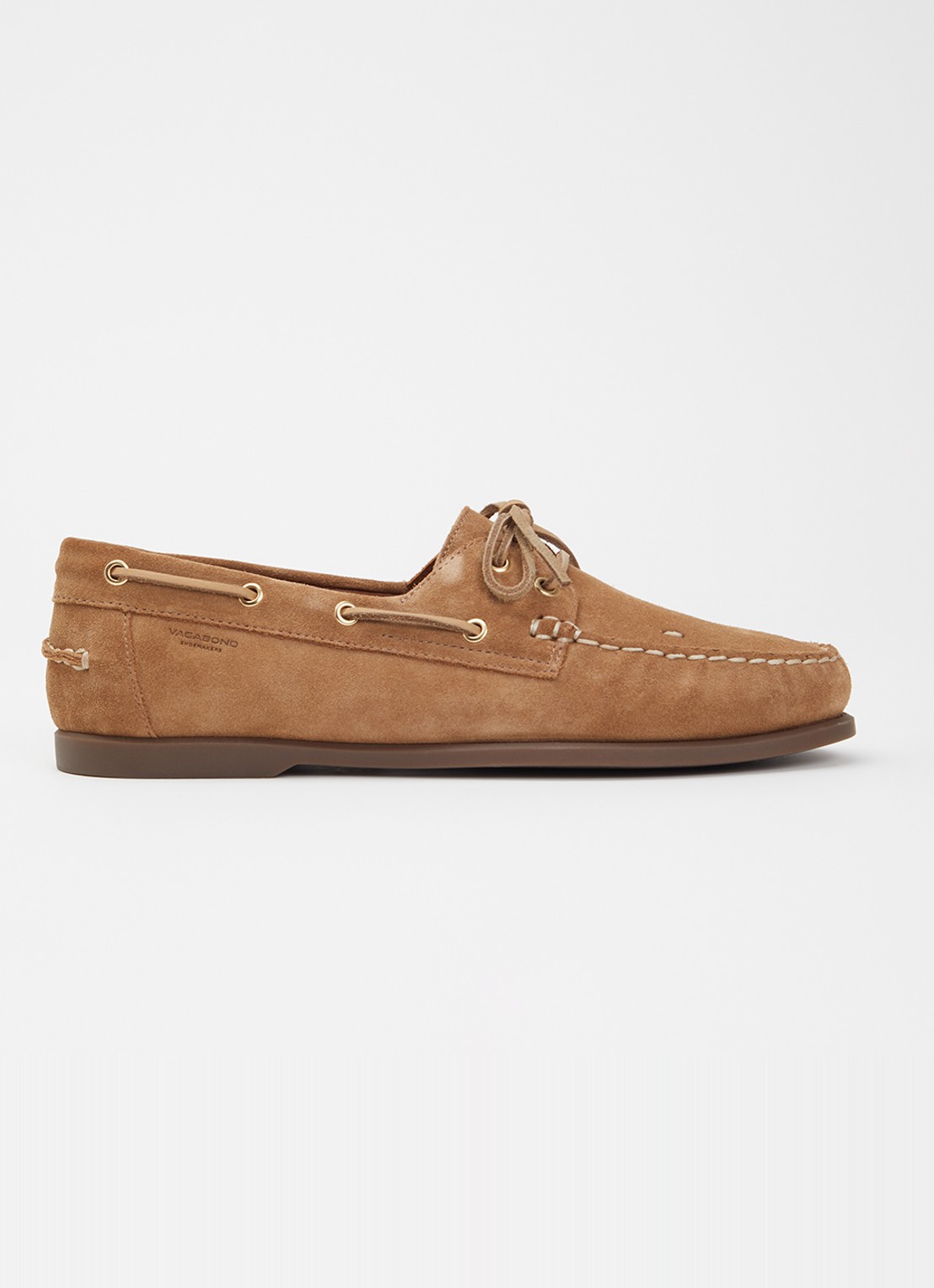 Vagabond Shoemakers Loui bootschoen van suède - voorkant 2 zand