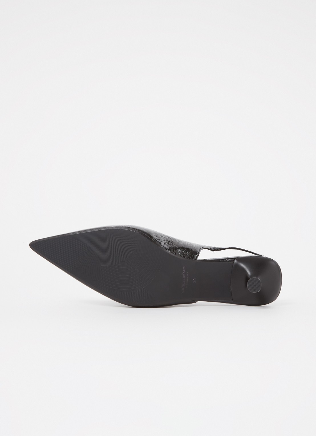 Vagabond Shoemakers Lykke slingback van lakleer - detail 5 zwart